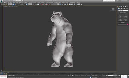 熊3D作業図1